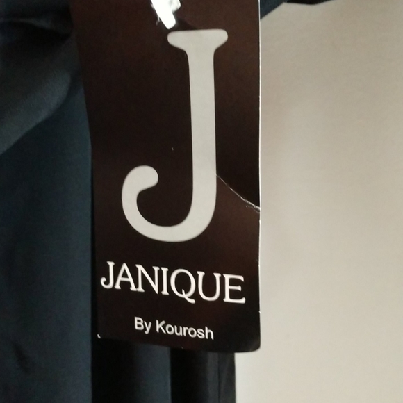 Copy NWT SHEER Pants w Self Tie Sash Wide Leg, Lined - Picture 3 of 7